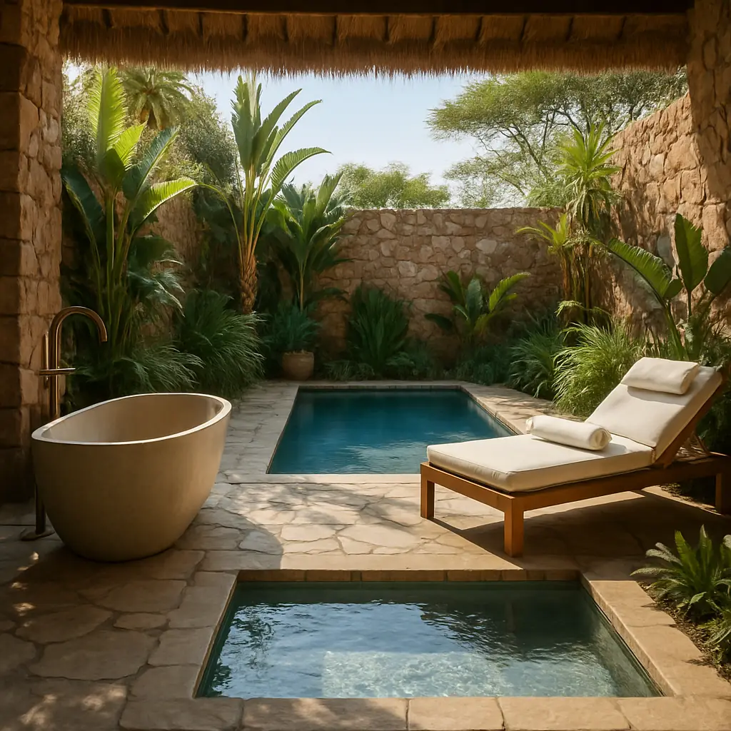 Luxury spa sanctuary